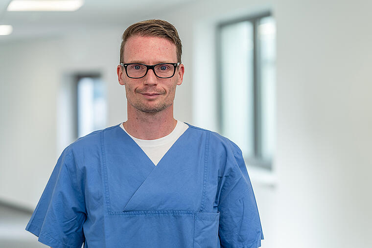 Dr. med. Martin Dürbaum, Oberarzt Operative Intensivmedizin, Krankenhaus Düren
