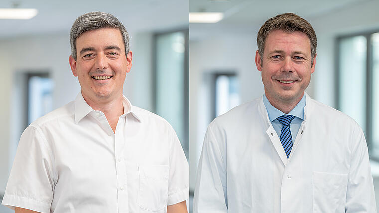 PD Dr. med. Thomas Dienstknecht, Prof. Dr. med. Florian Bönner – Ärztliche Direktion am Krankenhaus Düren