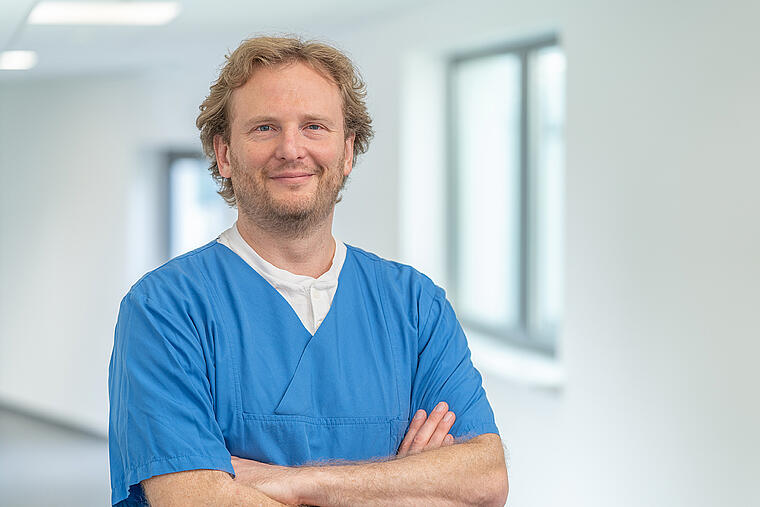 Dr. med. Sebastian van Aaken, Oberarzt Anästhesie, Krankenhaus Düren